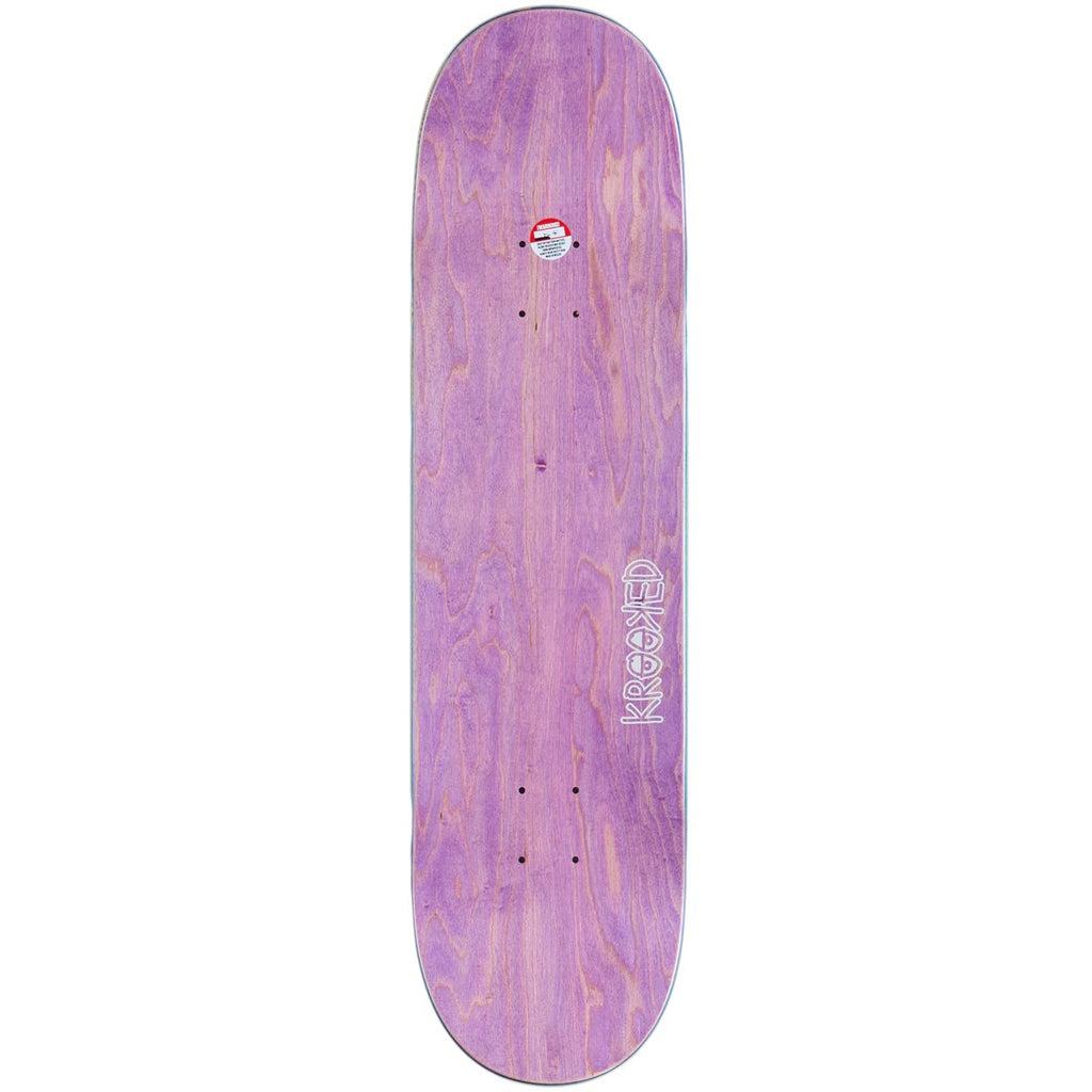 Krooked Eyes Easy Rider Skateboard Deck - Green - 8.25"
