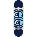 Krooked Eyes Easy Rider Skateboard Complete - Blue - 8.38"