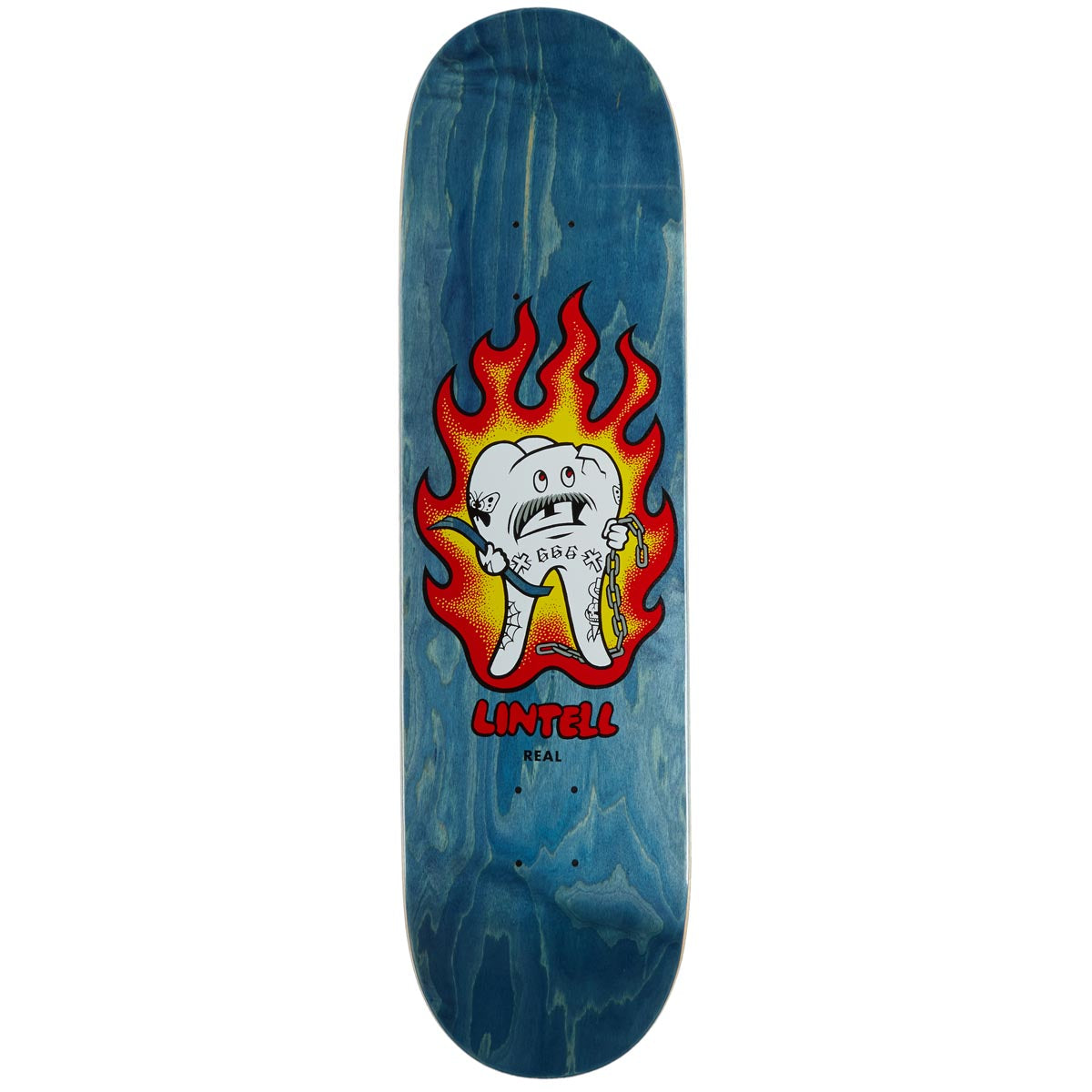 Real Lintell Mascot Skateboard Deck - 8.50"