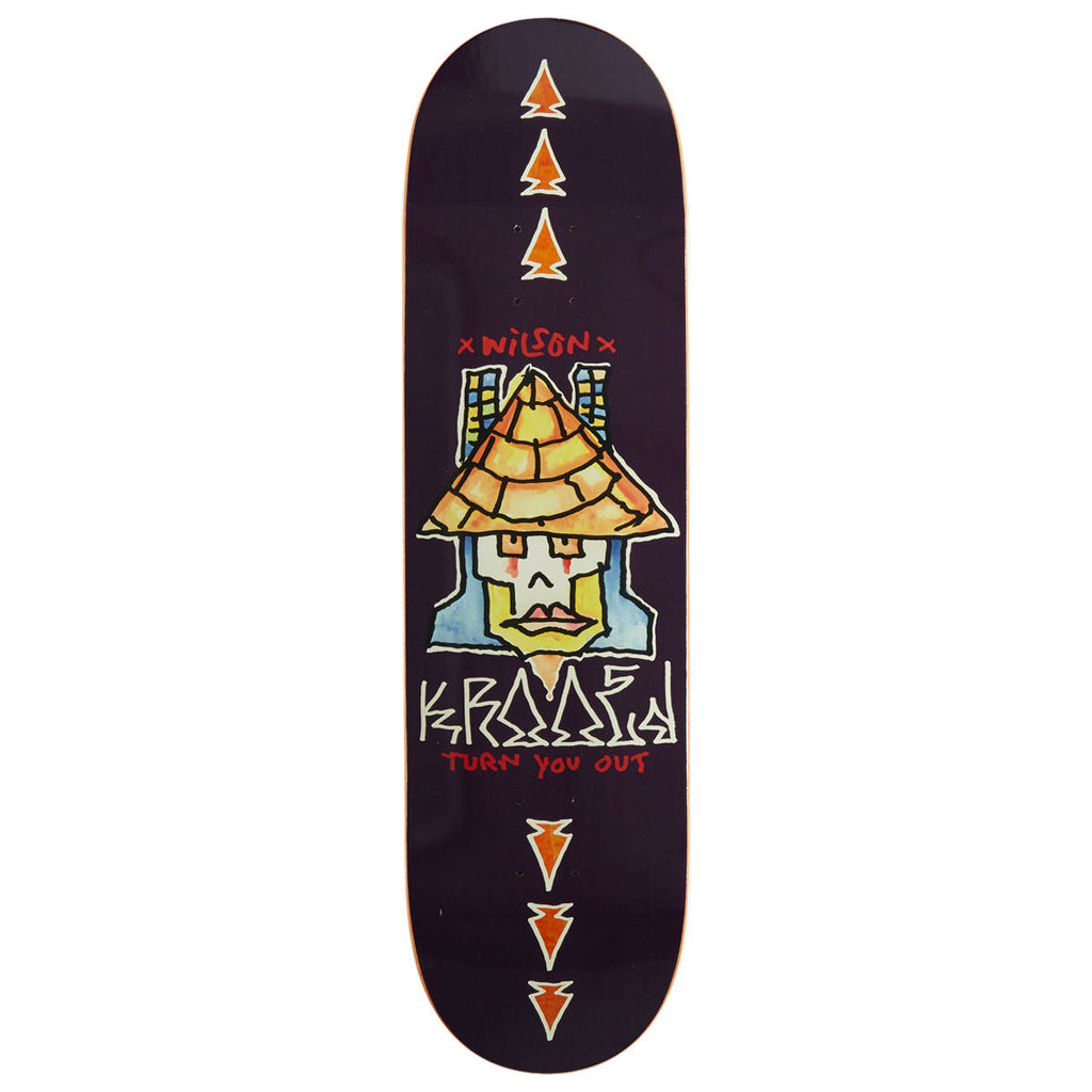 Krooked Wilson Turn Out Skateboard Deck - 8.38"