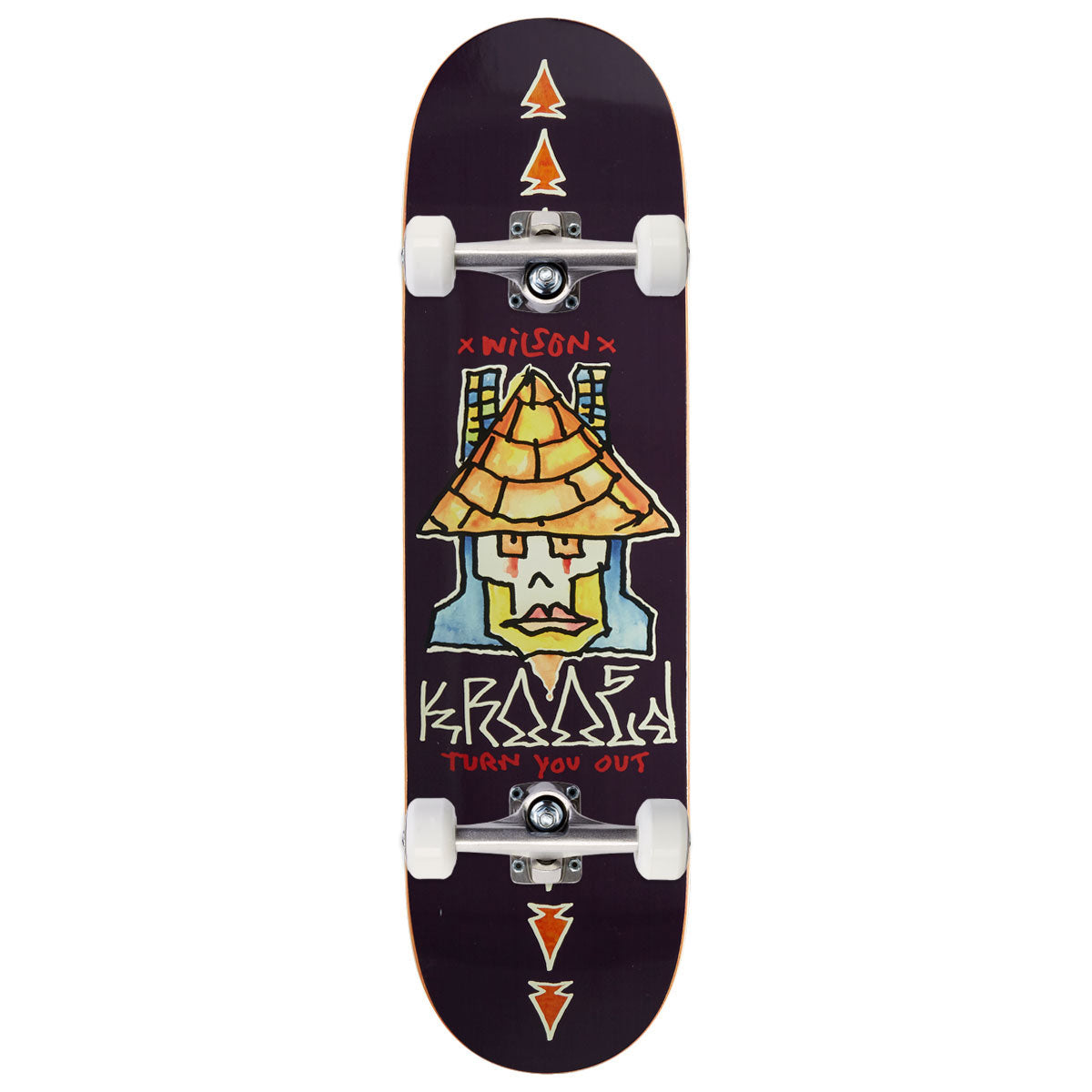 Krooked Wilson Turn Out Skateboard Complete - 8.38"