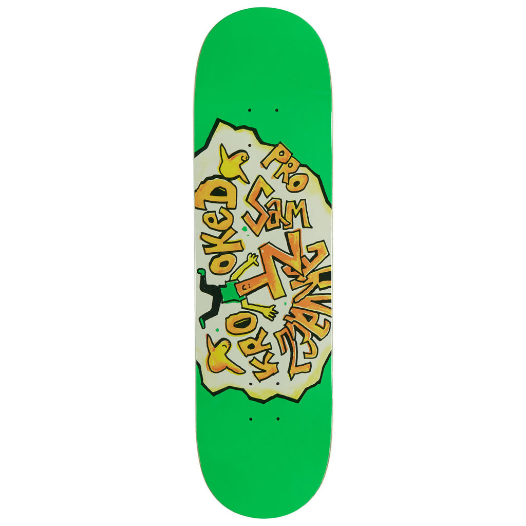 Krooked Sam Green Sam Skateboard Deck - Green - 8.50"