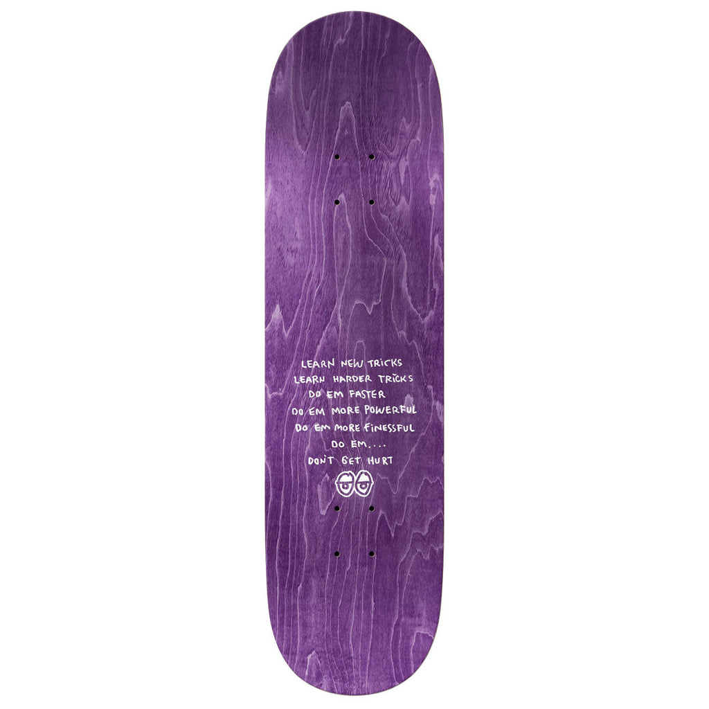 Krooked Una Lightning Clover Skateboard Deck - 8.28"