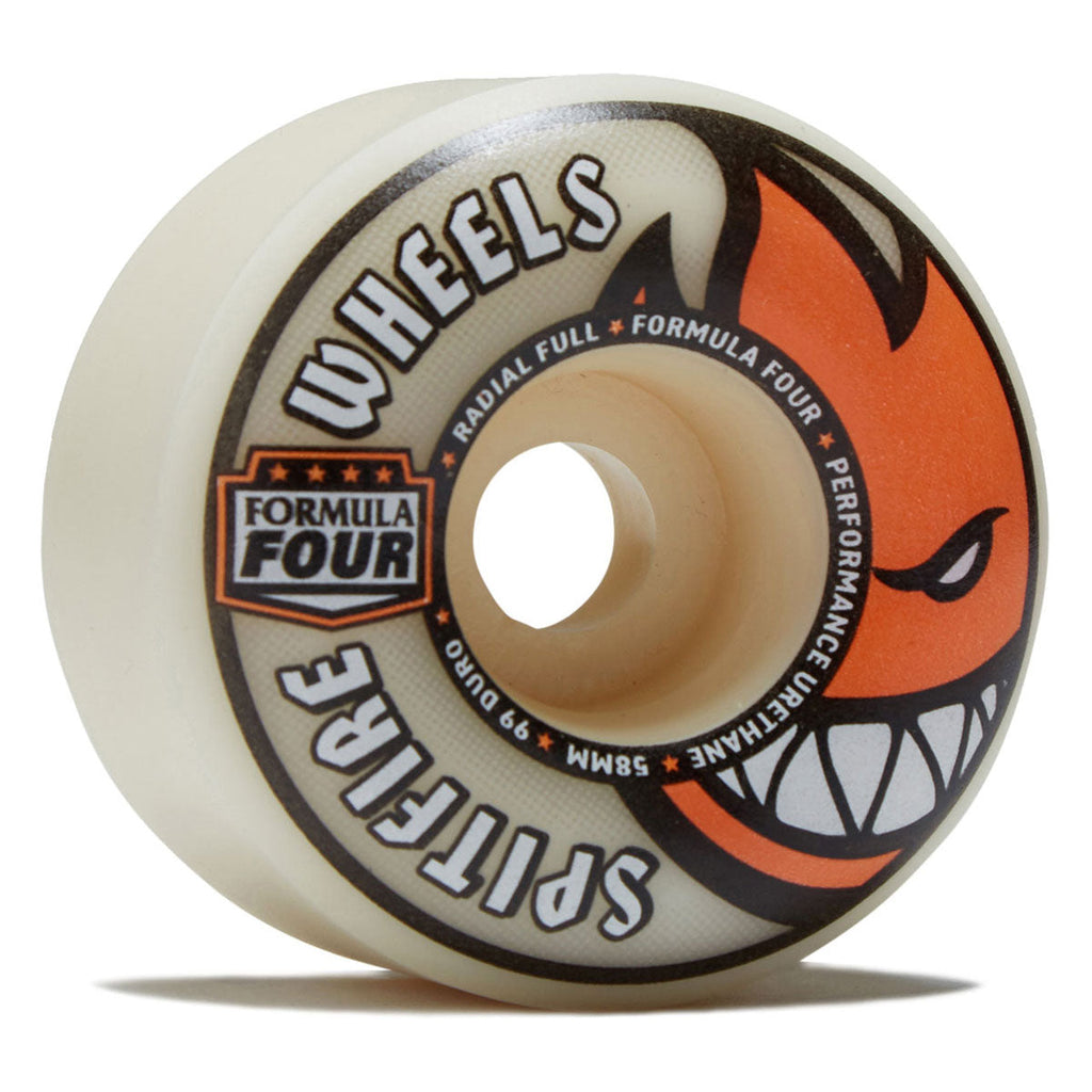 Spitfire F4 99d Radial Full Skateboard Wheels - Natural - 58mm