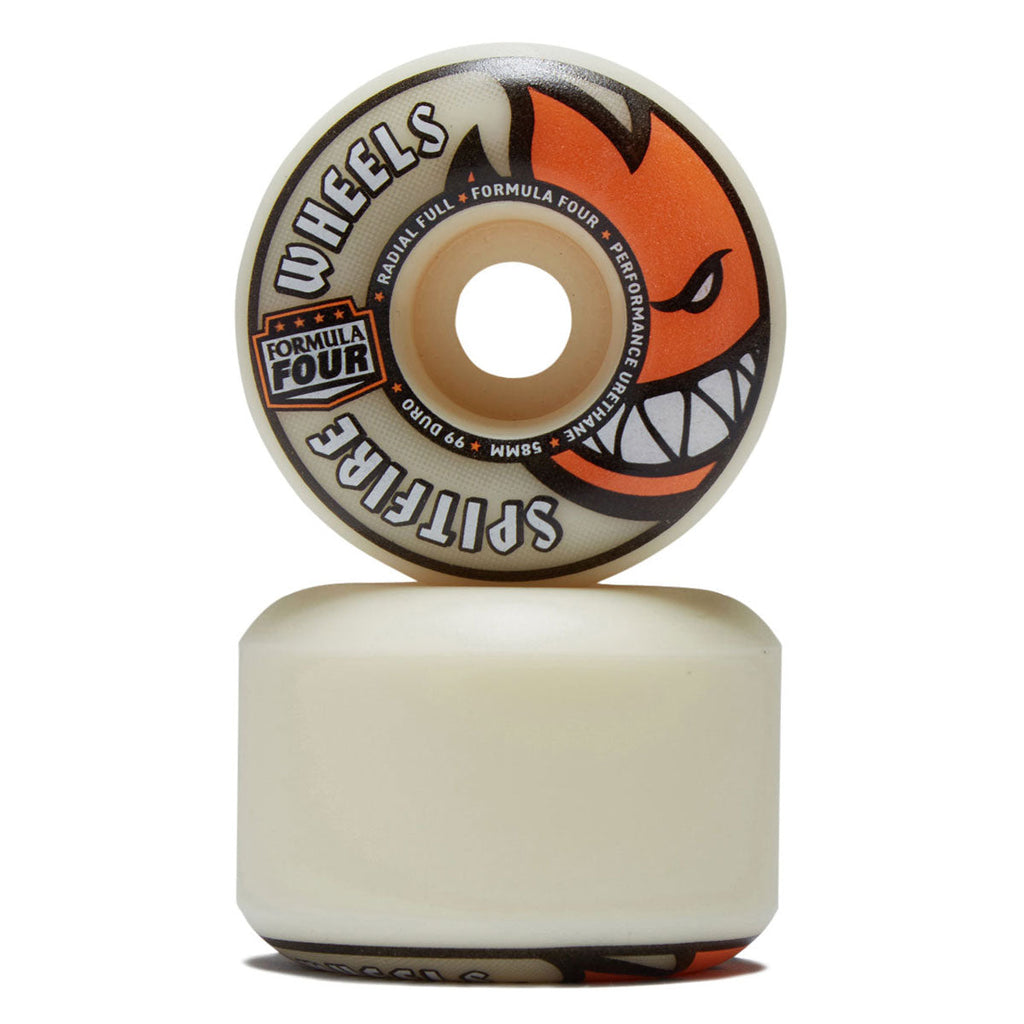 Spitfire F4 99d Radial Full Skateboard Wheels - Natural - 58mm