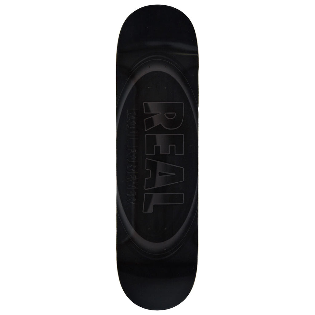 Real DBX Oval Skateboard Deck - Silver Foil - 8.50"