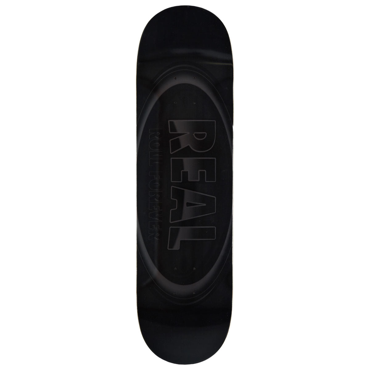Real DBX Oval Skateboard Deck - Silver Foil - 8.50"