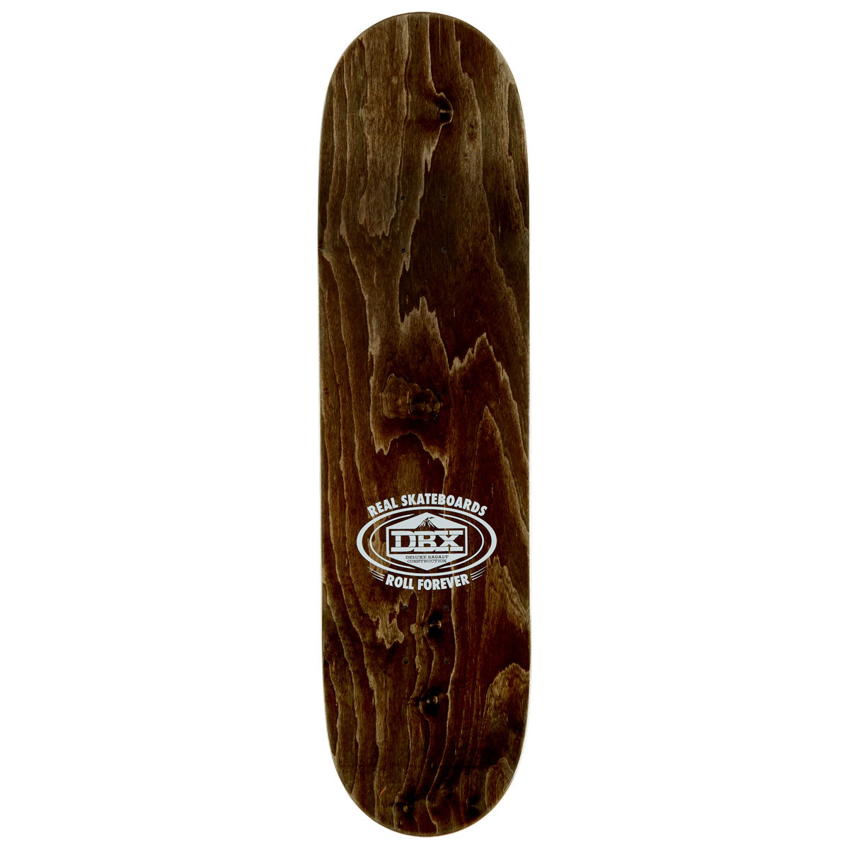 Real DBX Oval Skateboard Deck - Silver Foil - 8.50"