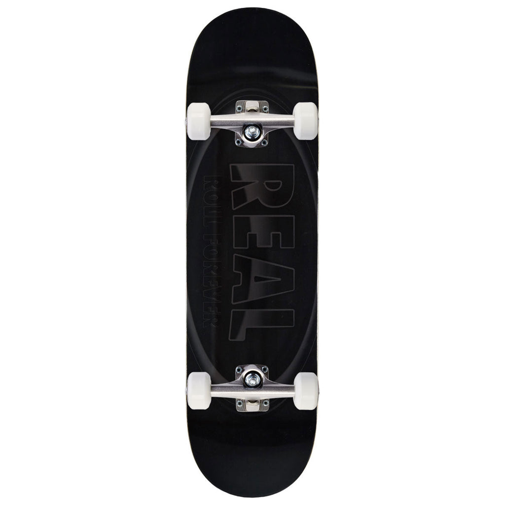 Real DBX Oval Skateboard Complete - Silver Foil - 8.50"