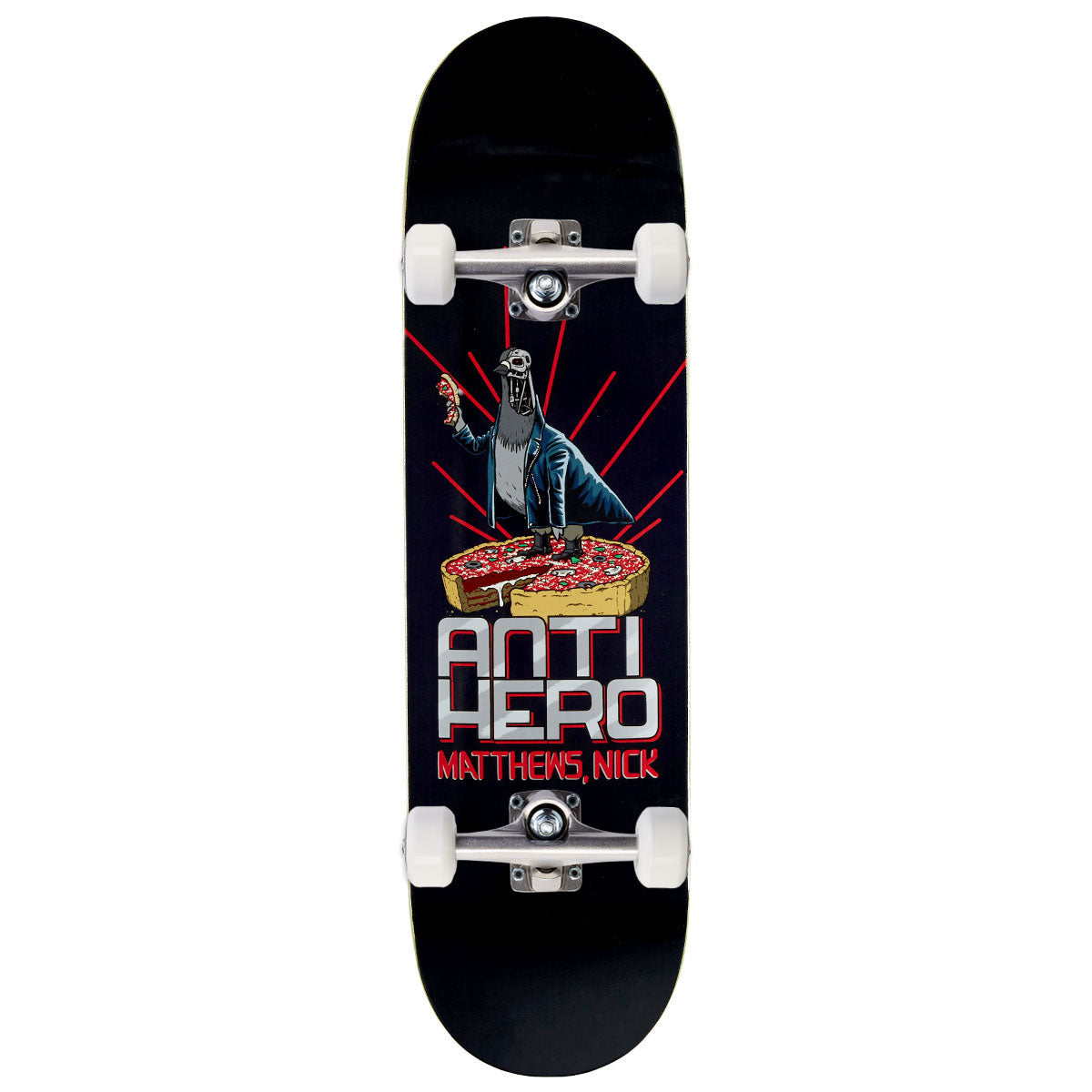 Anti-Hero Matthews P2 Judgement Day Skateboard Complete - Black - 8.38"