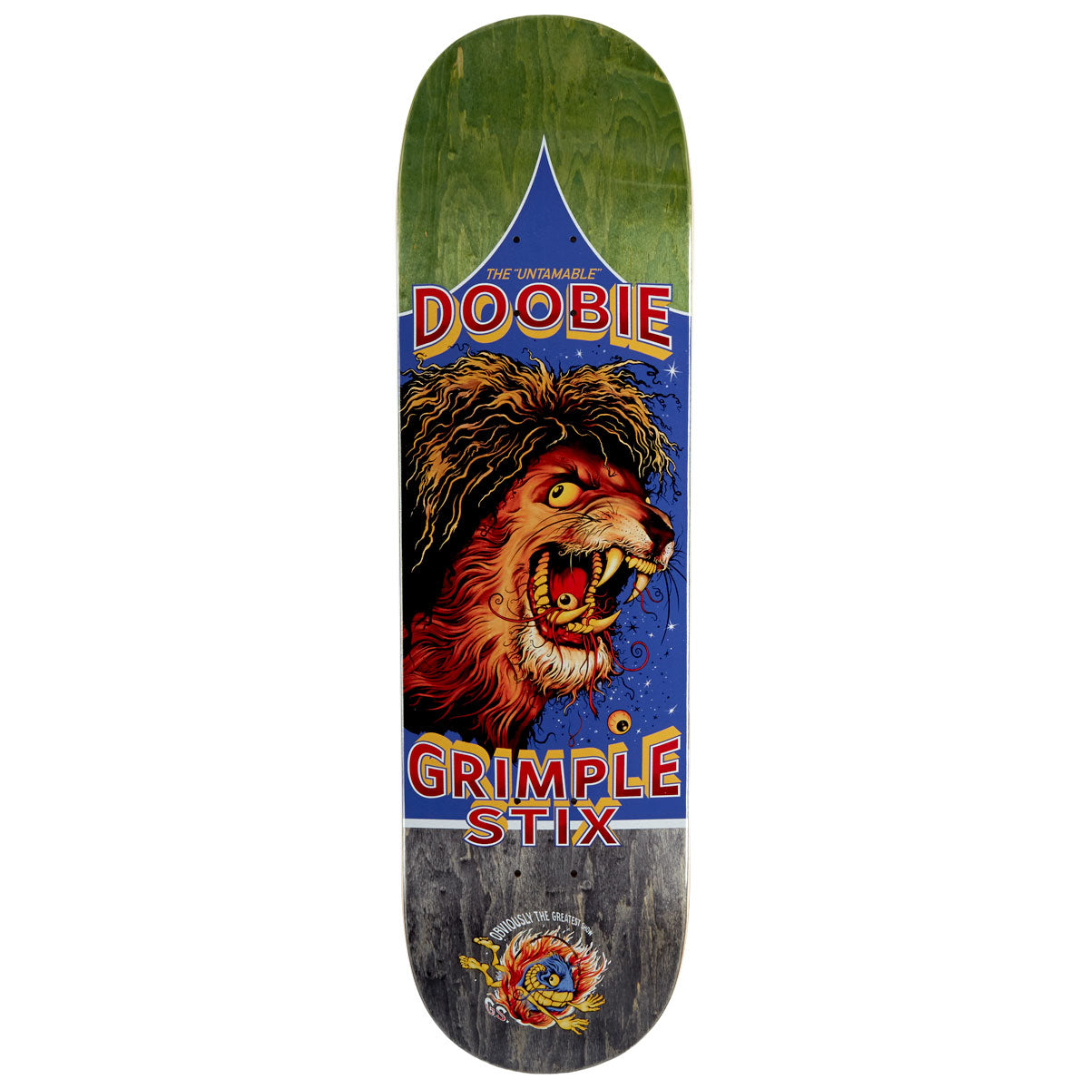 Anti-Hero Doobie Grimple Obvious Greats Skateboard Deck - 8.50"