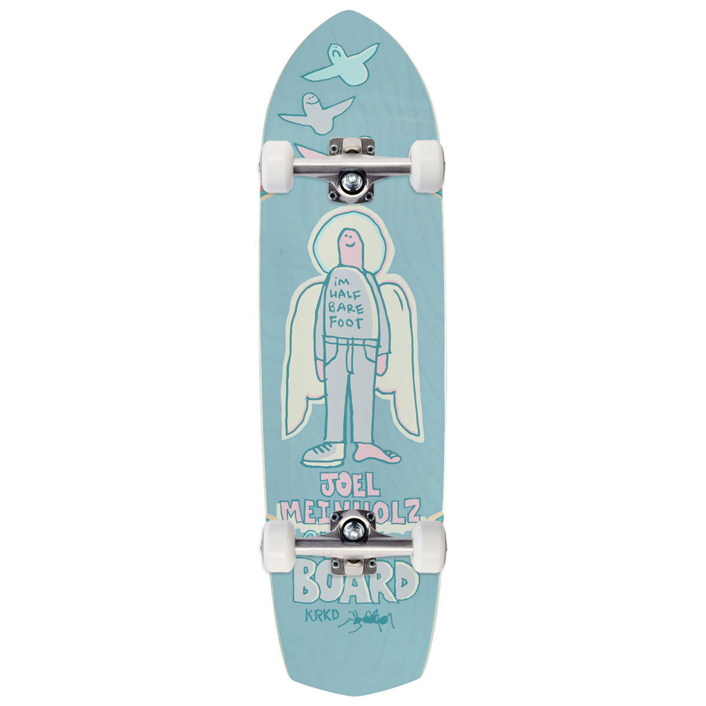 Krooked Joel Meinholz Guest Pro Zig Zagger Skateboard Complete - Light Blue - 8.62"