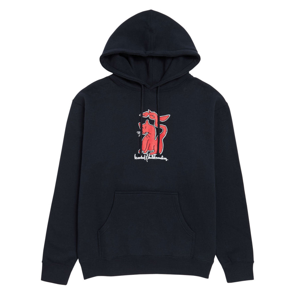 Krooked Kat Serpent Hoodie - Navy/Red/White/Black