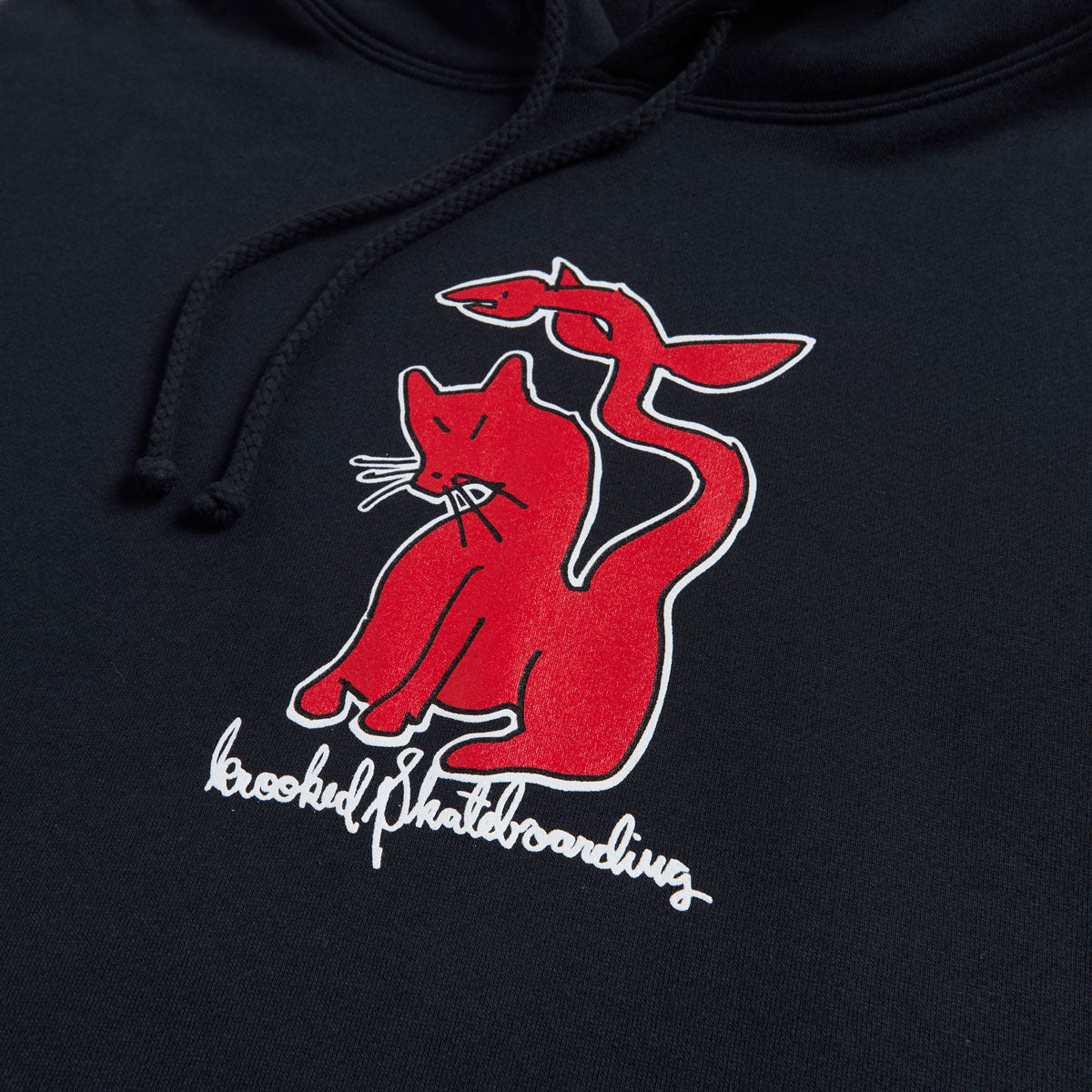 Krooked Kat Serpent Hoodie - Navy/Red/White/Black