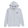 Krooked New Tricks Zip Hoodie - Grey Heather/Black/White