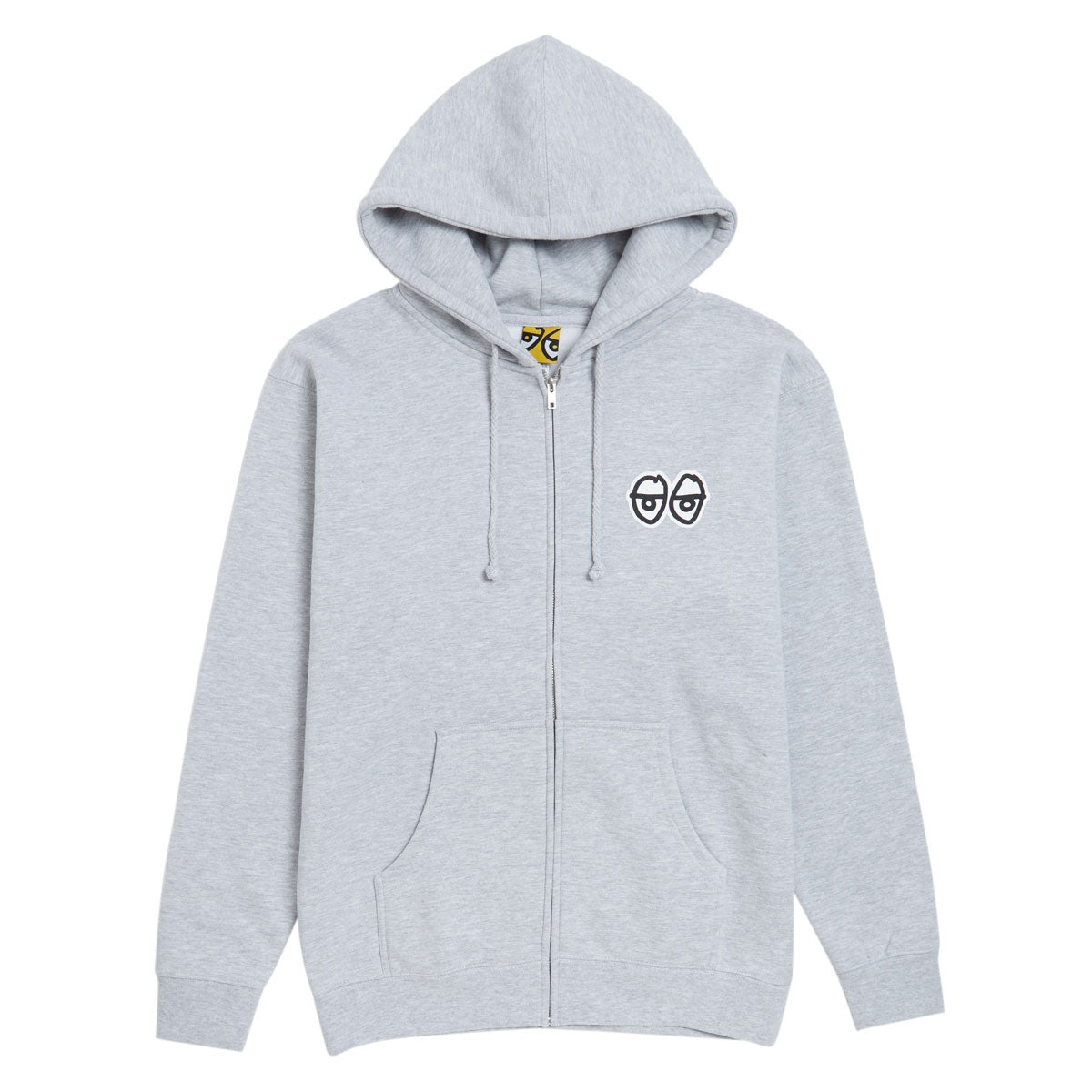 Krooked New Tricks Zip Hoodie - Grey Heather/Black/White