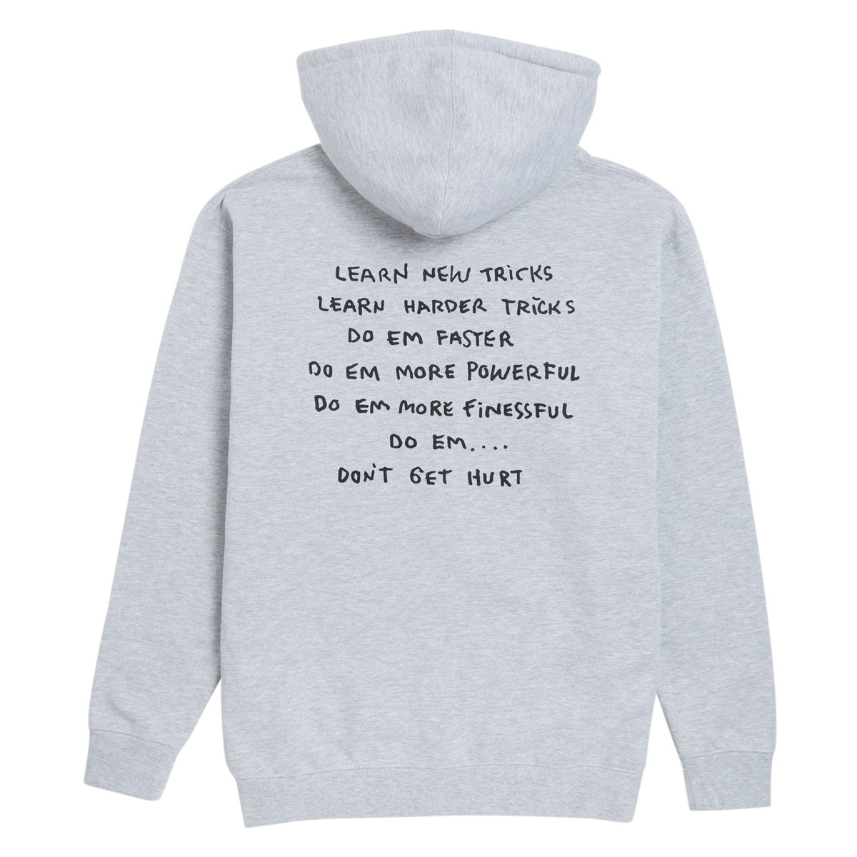 Krooked New Tricks Zip Hoodie - Grey Heather/Black/White