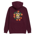 Krooked MG Hoodie - Maroon/Black/Multi Color