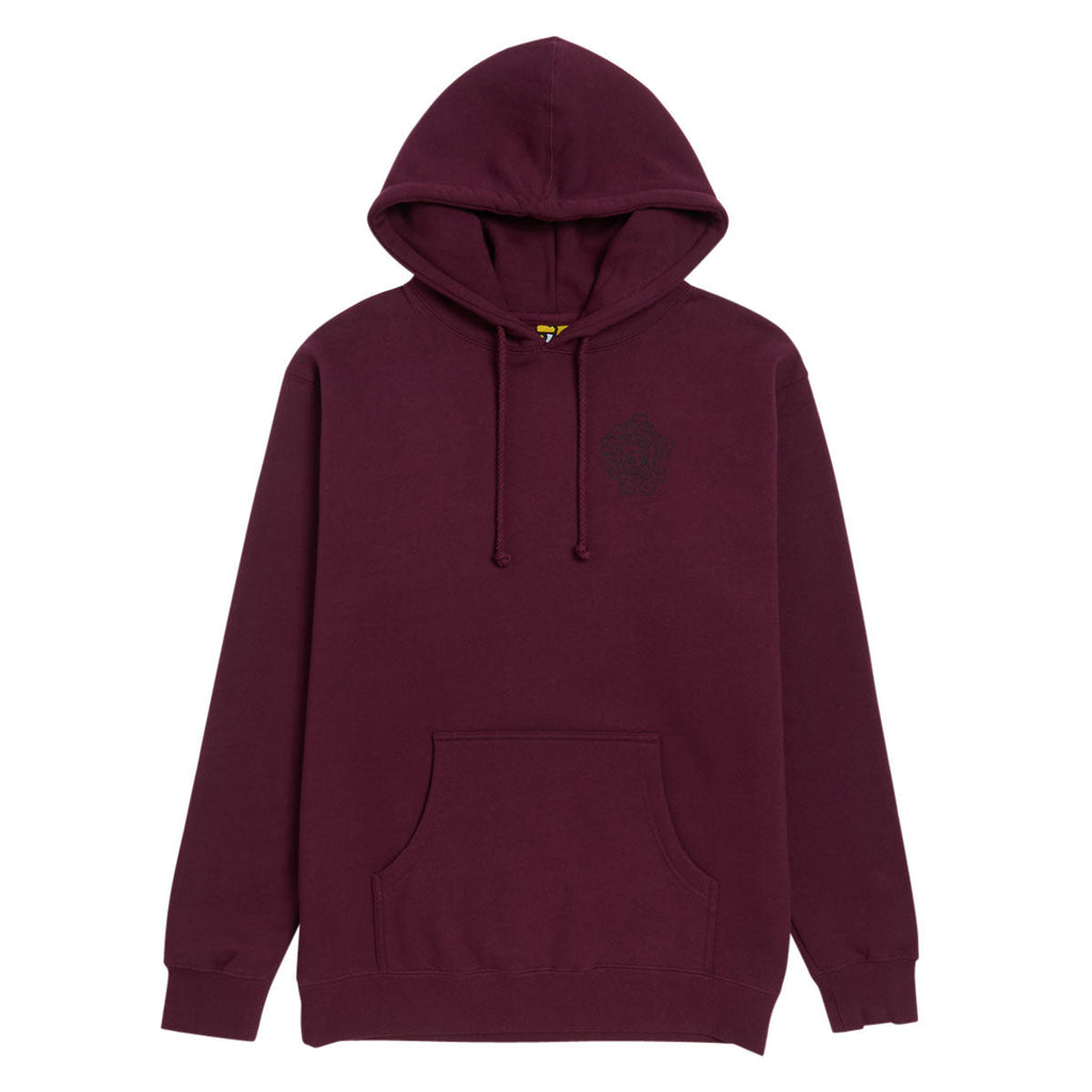 Krooked MG Hoodie - Maroon/Black/Multi Color