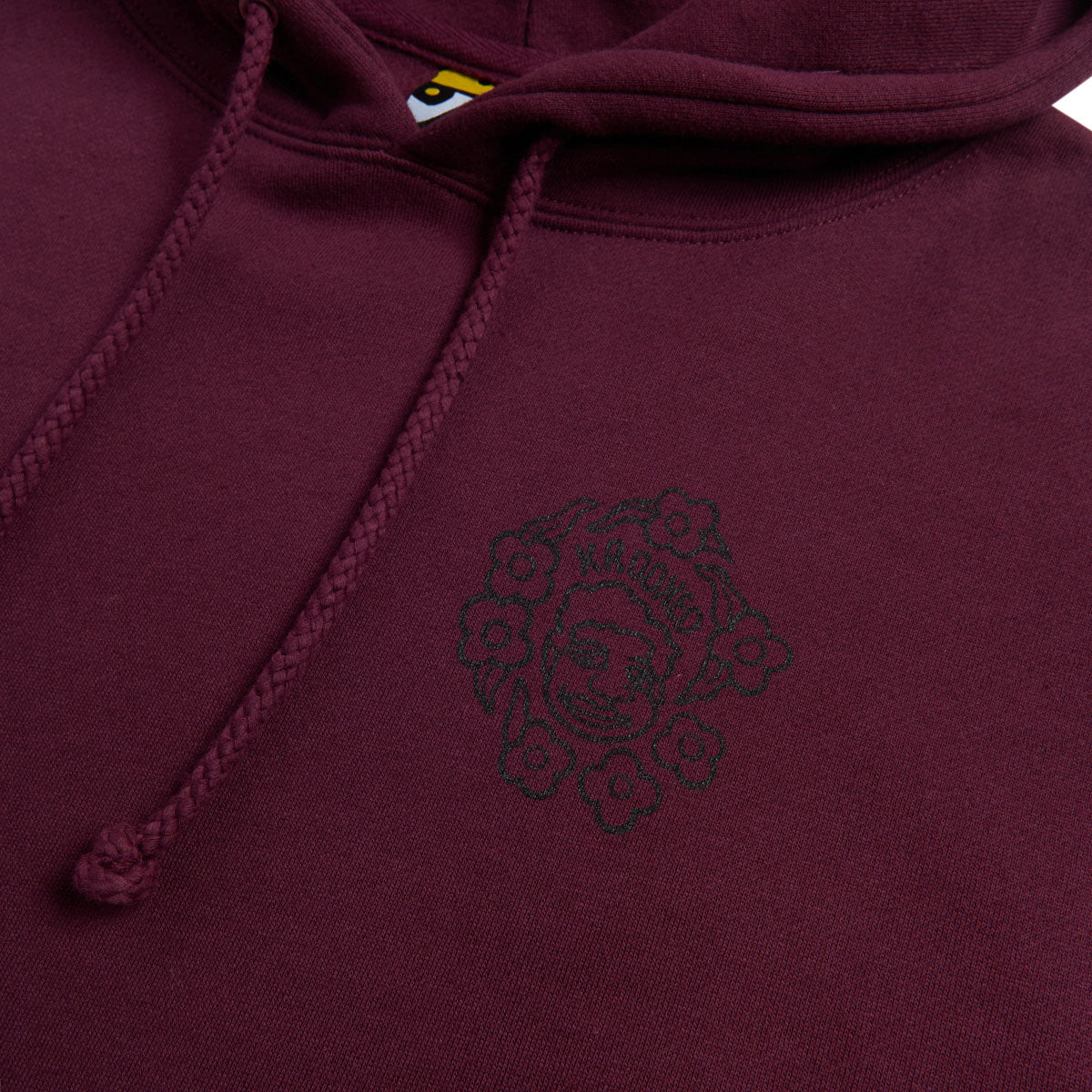 Krooked MG Hoodie - Maroon/Black/Multi Color