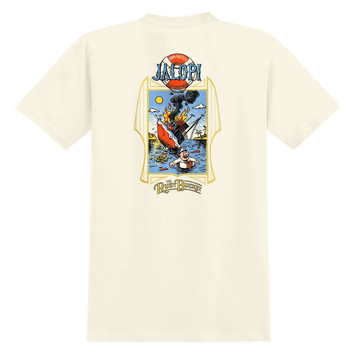 Anti-Hero The Rustbucket T-Shirt - Heather Bone/Multi Color