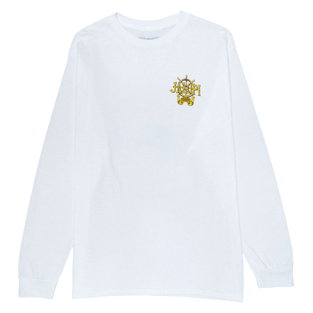 Anti-Hero Jalopi Tugboat Long Sleeve T-Shirt - White/Multi Color