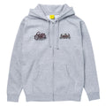 There x Sneakdiss Zip Hoodie - Grey Heather/Multi Color