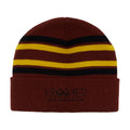 Krooked Eyes Beanie - Dark Red/Gold/Black