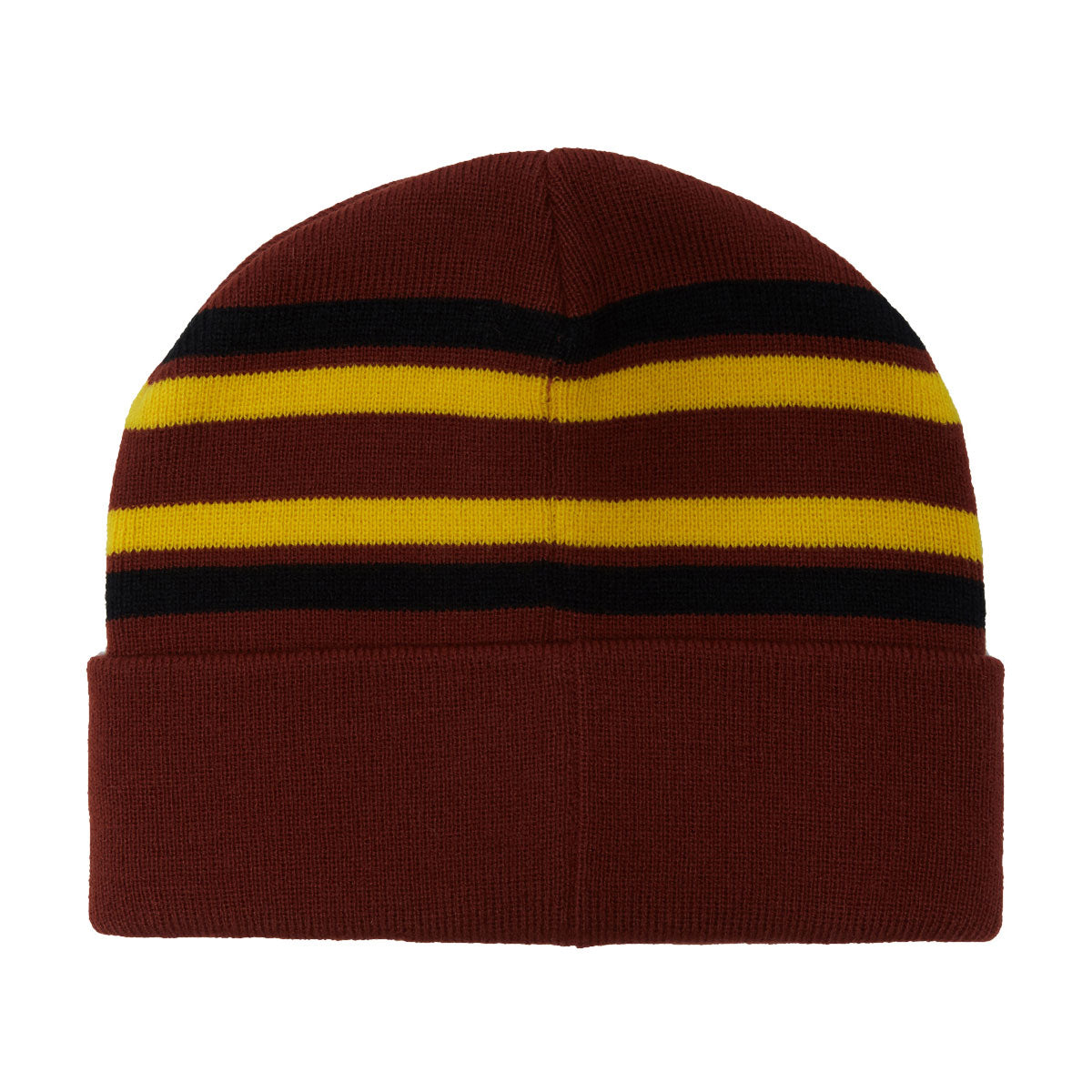 Krooked Eyes Beanie - Dark Red/Gold/Black