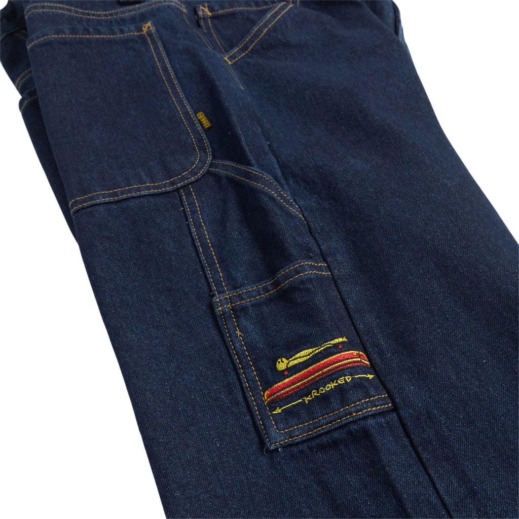 Krooked Koffin Carpenter Jeans - Dark Rinse Denim