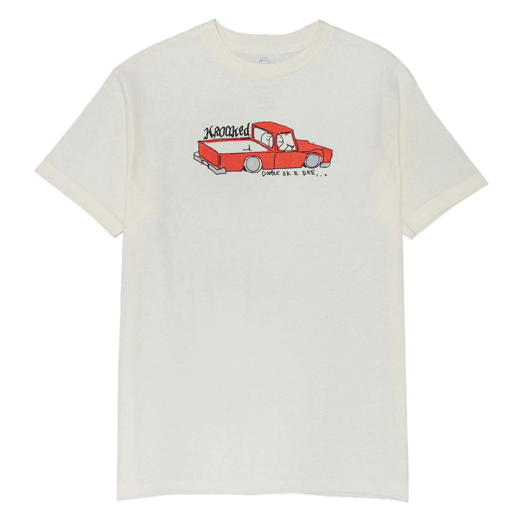 Krooked Double Ok T-Shirt - Cream/Multi Color
