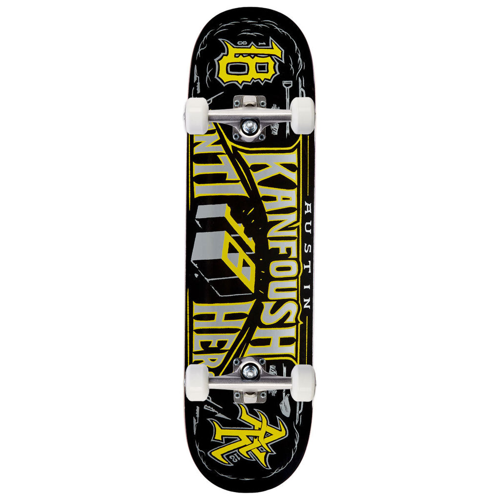 Anti-Hero Kanfoush Customs Skateboard Complete - Black - 8.25"