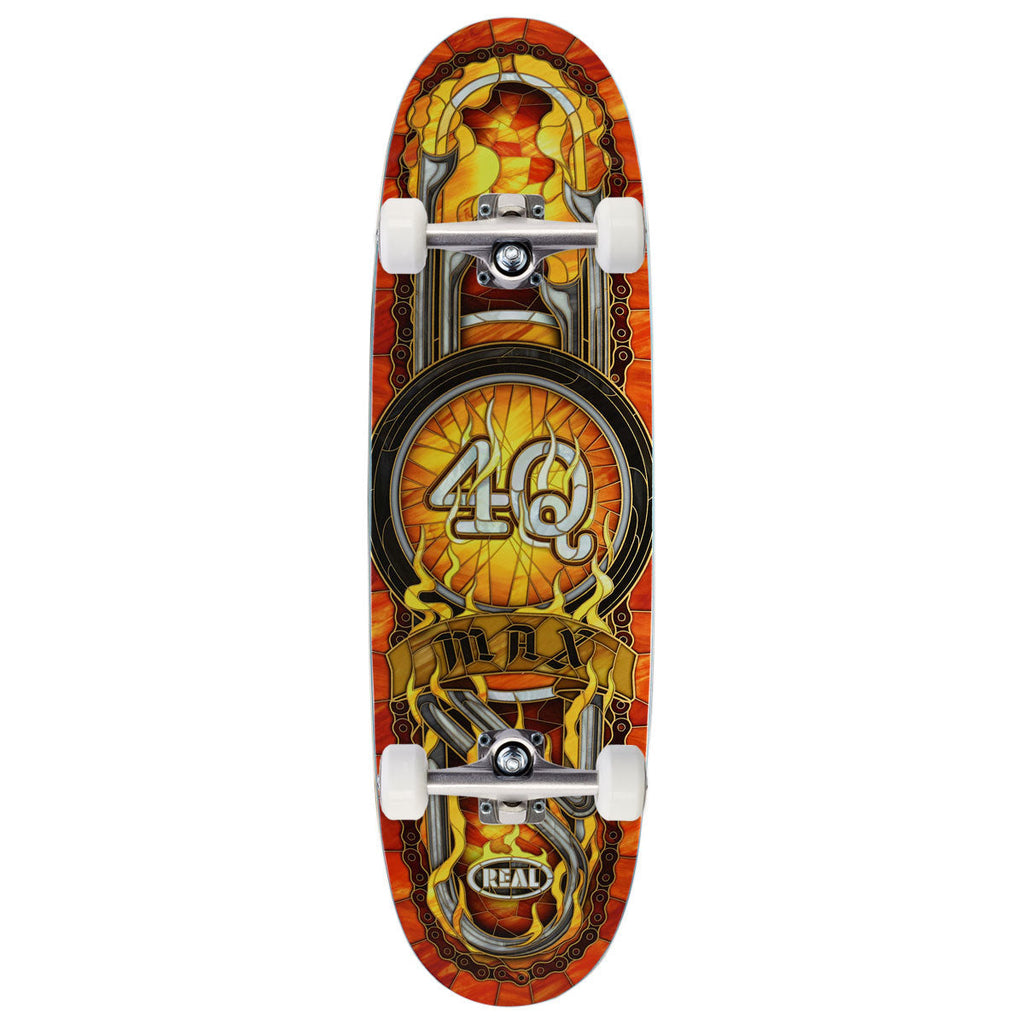 Real Max Schaff 4Q Cathedral Skateboard Complete - 9.10"