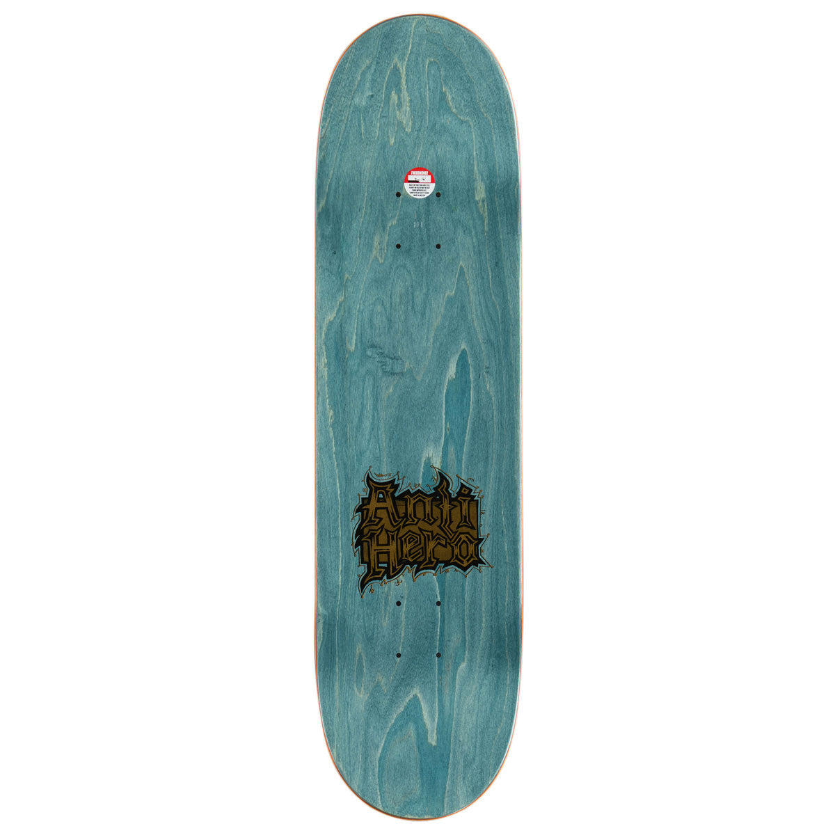 Anti-Hero Grant Medieval Skateboard Deck - Brown - 8.38"