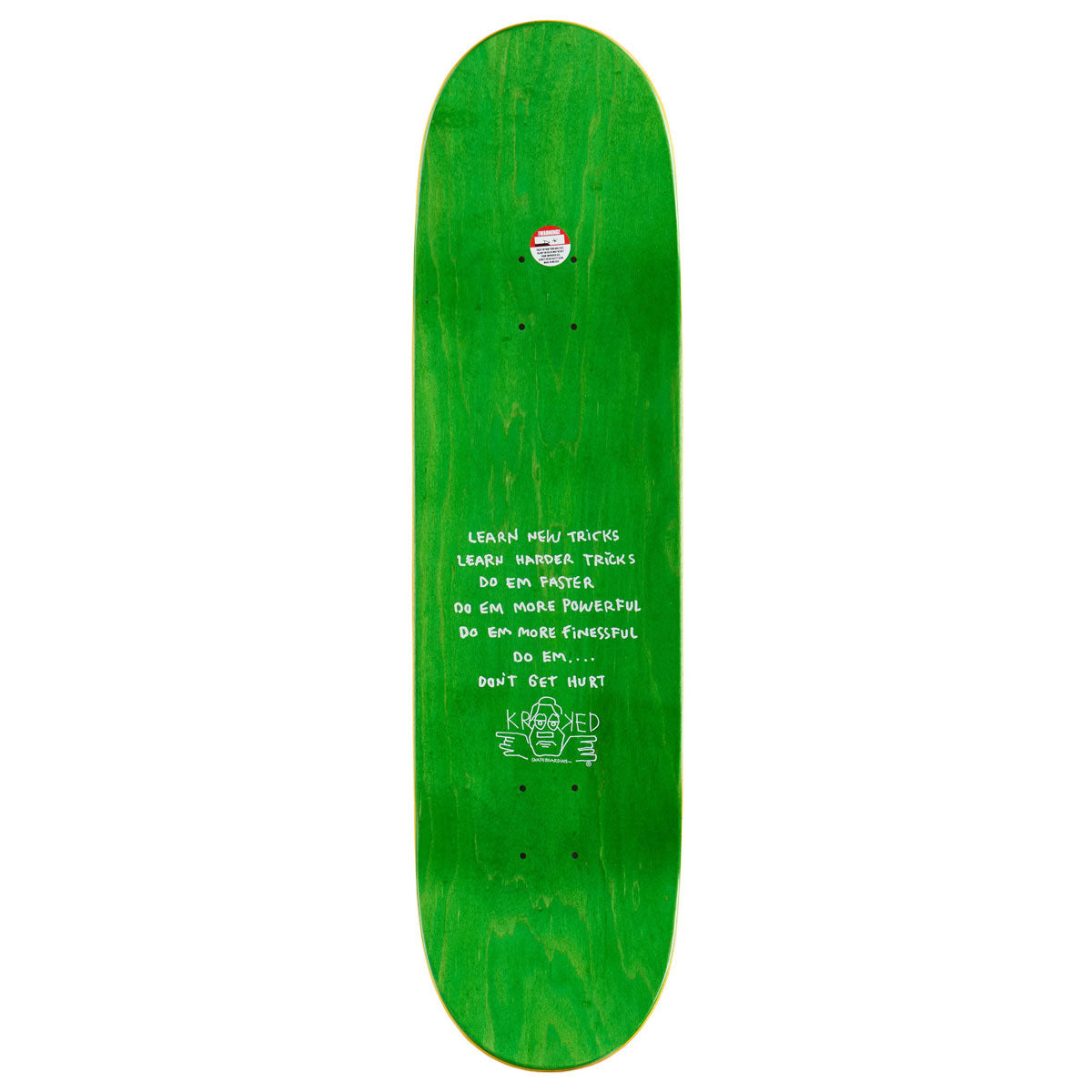Krooked Knox This Heart Skateboard Deck - Purple - 8.50"
