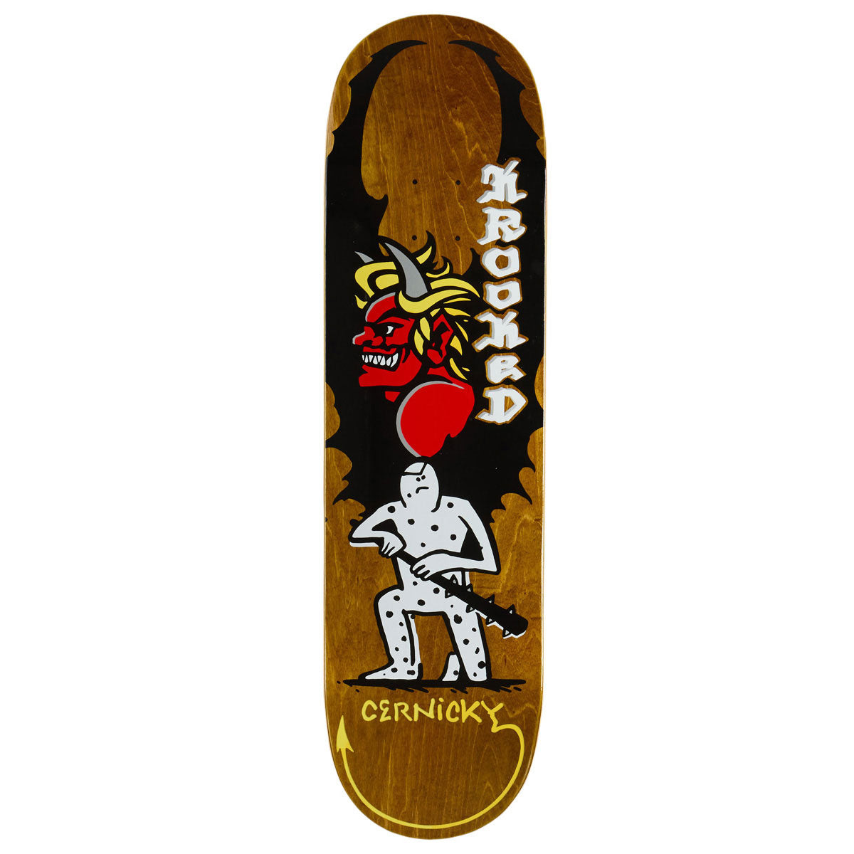 Krooked Cernicky Devil Ed Skateboard Deck - 8.50"
