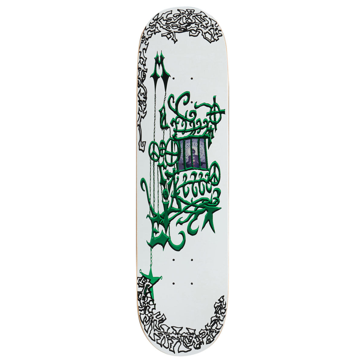 There Marie De Courey Magic Lies In The Healing Skateboard Deck - White - 8.25"
