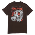 Spitfire Gas Mask T-Shirt - Dark Chocolate/Multi Color