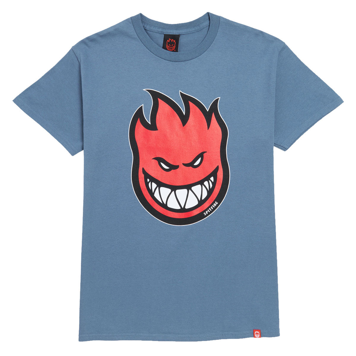 Spitfire Bighead Fill T-Shirt - Indigo Blue/Red/Black/White