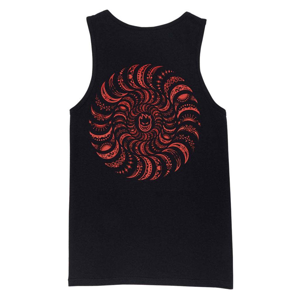 Spitfire Classic Swirl Paisley Tank Top - Black/Red