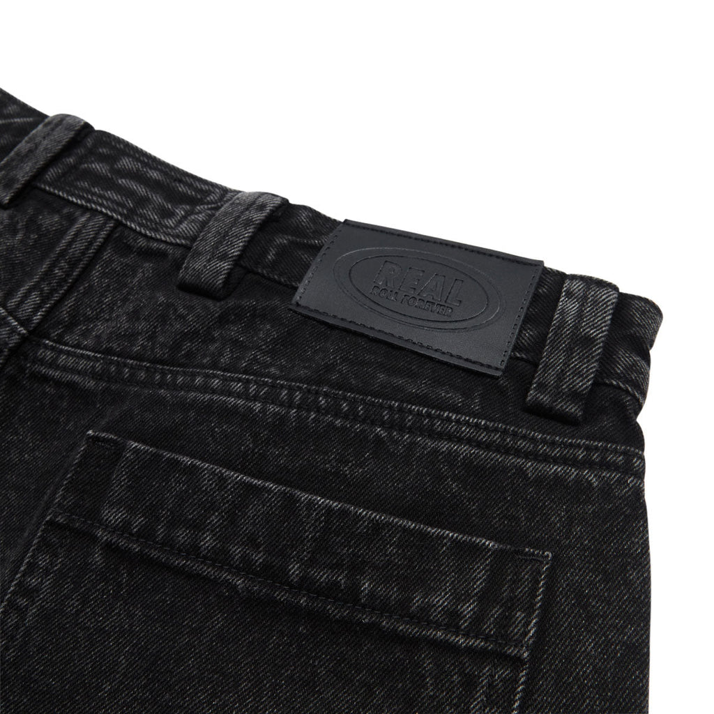Real Street Cleaner Denim Shorts - Black Stone/Acid Wash