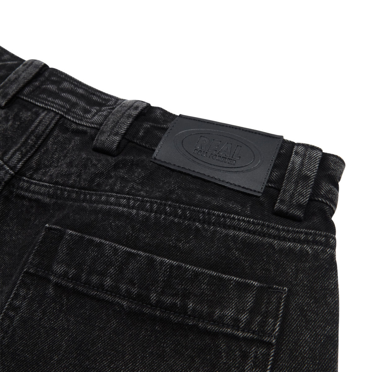 Real Street Cleaner Denim Shorts - Black Stone/Acid Wash