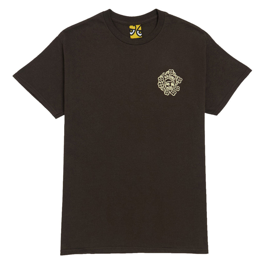 Krooked MG T-Shirt - Dark Chocolate/Cream/Multi Color