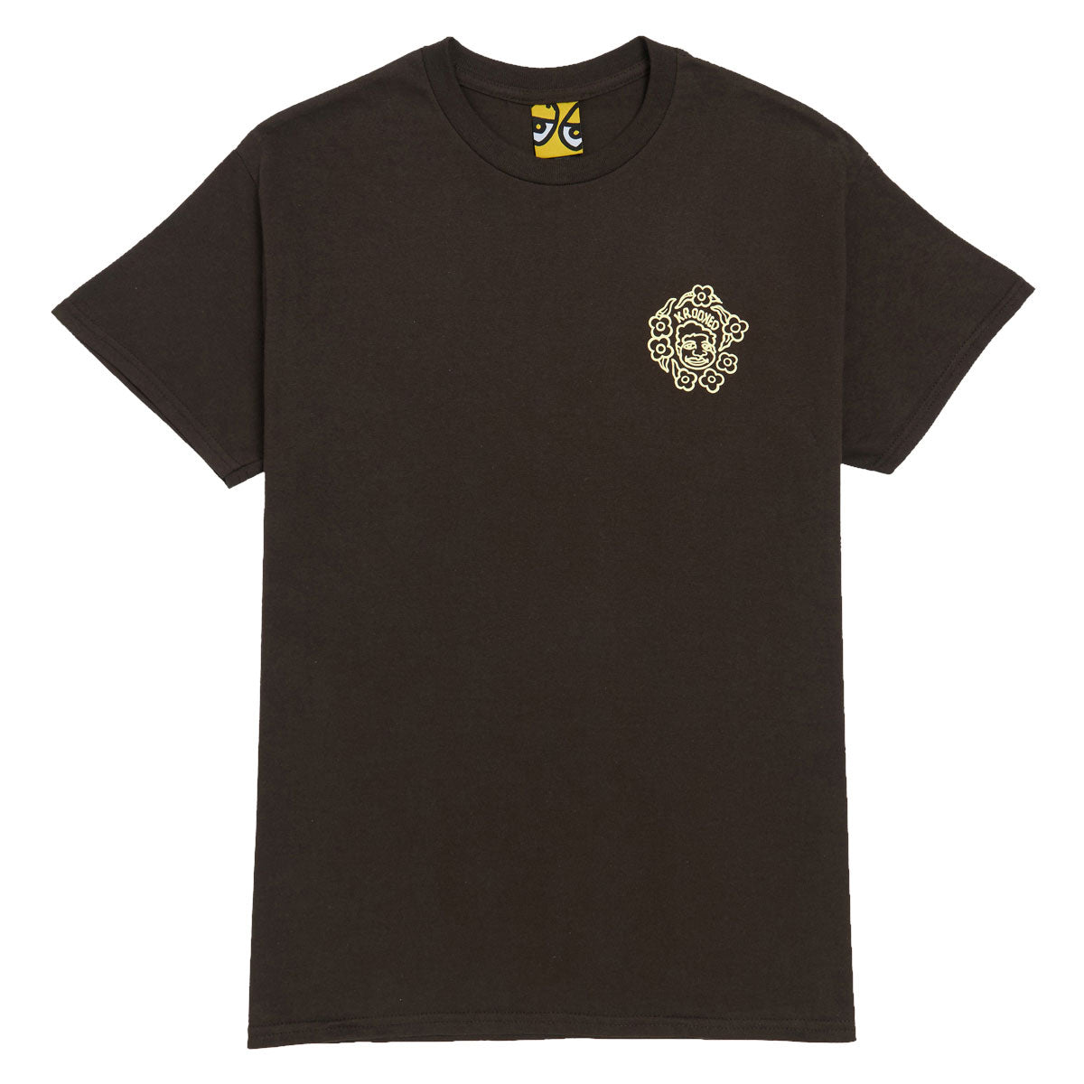 Krooked MG T-Shirt - Dark Chocolate/Cream/Multi Color