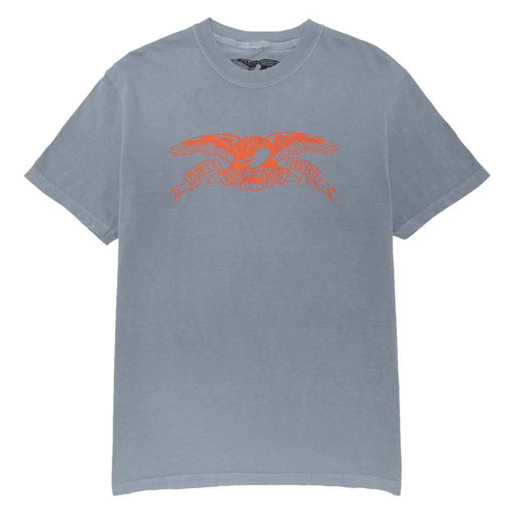 Anti-Hero Basic Eagle T-Shirt - Granite/Orange