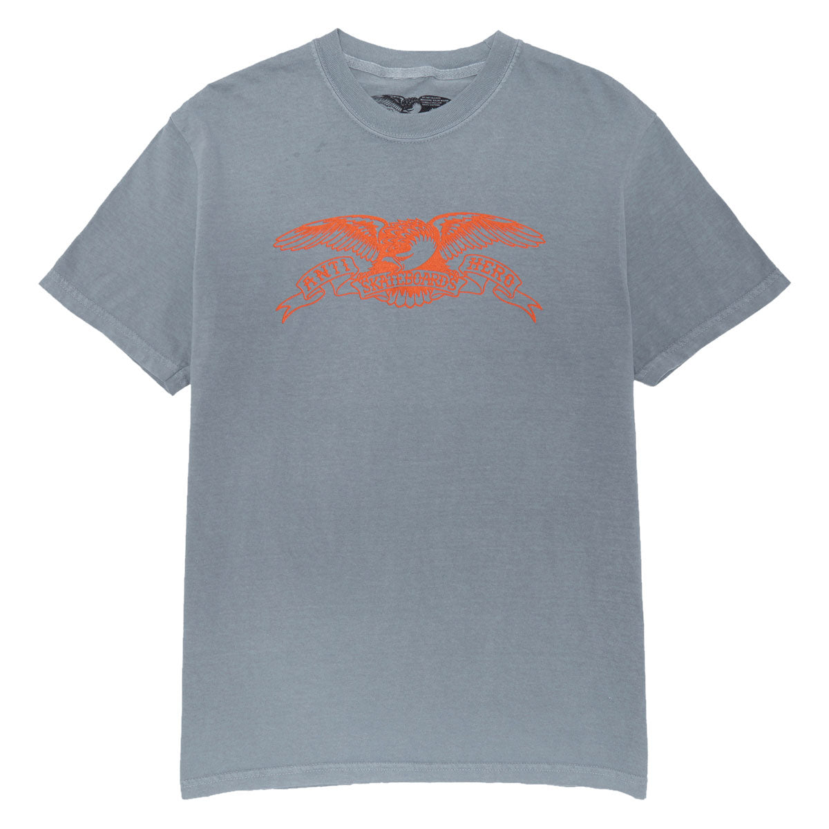 Anti-Hero Basic Eagle T-Shirt - Granite/Orange
