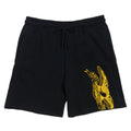 Anti-Hero Basic Eagle Sweat Shorts - Black/Yellow