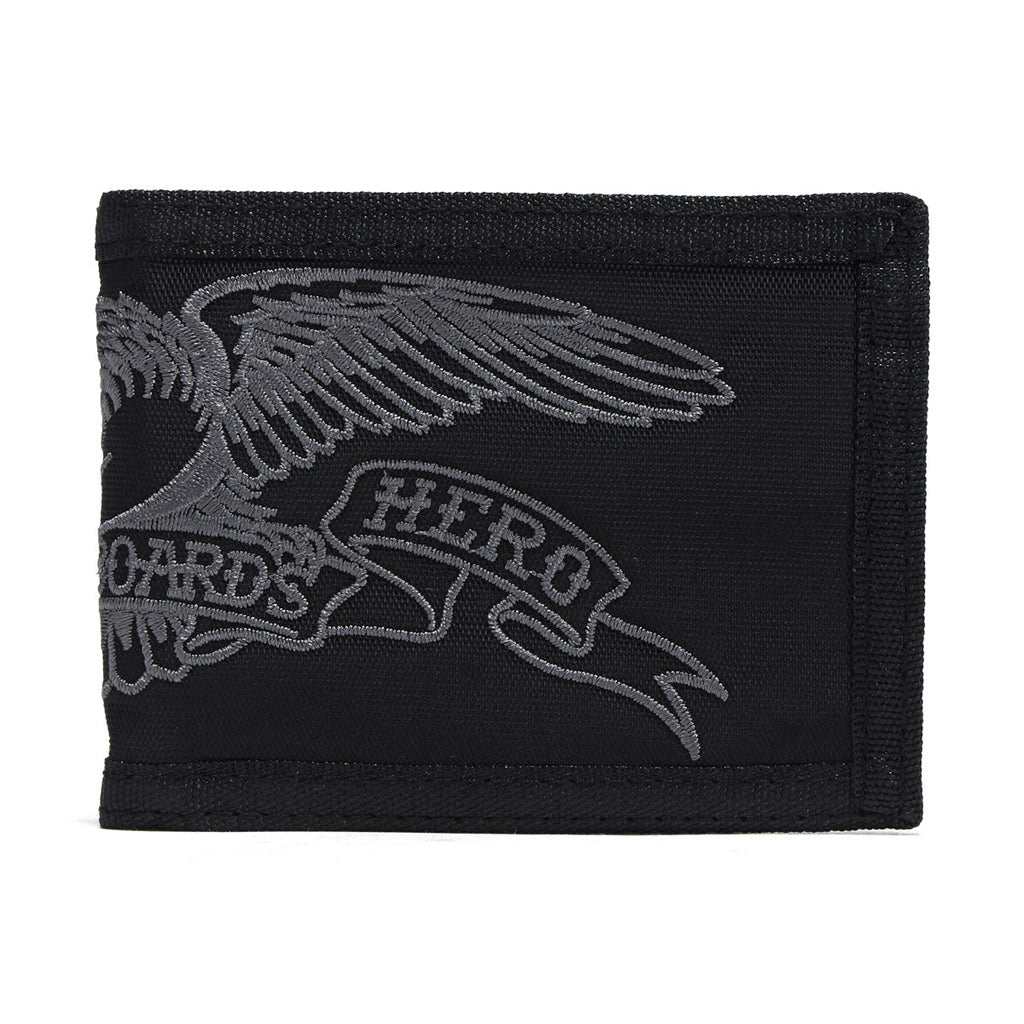 Anti-Hero Basic Eagle Bi-Fold Wallet - Black/Charcoal