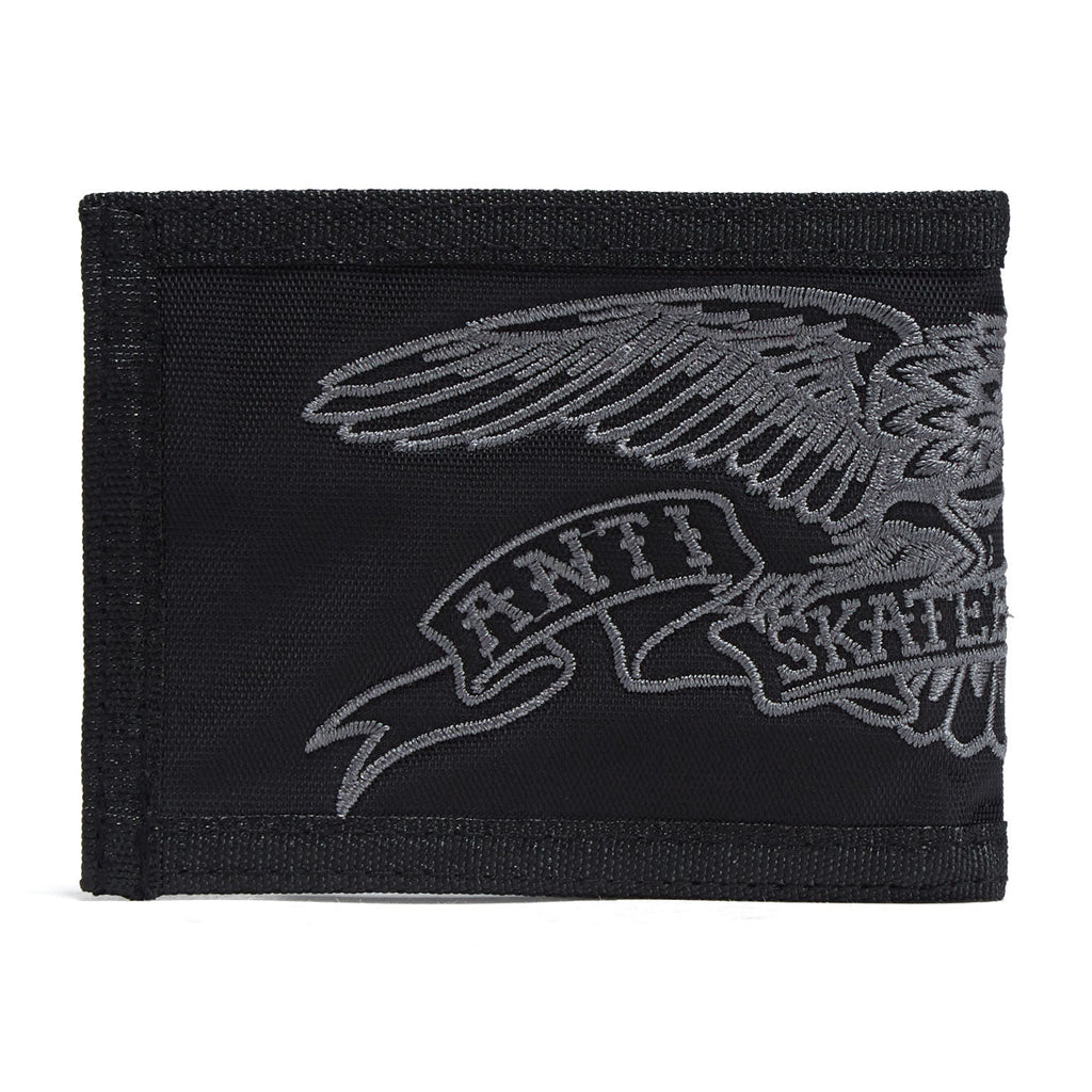 Anti-Hero Basic Eagle Bi-Fold Wallet - Black/Charcoal