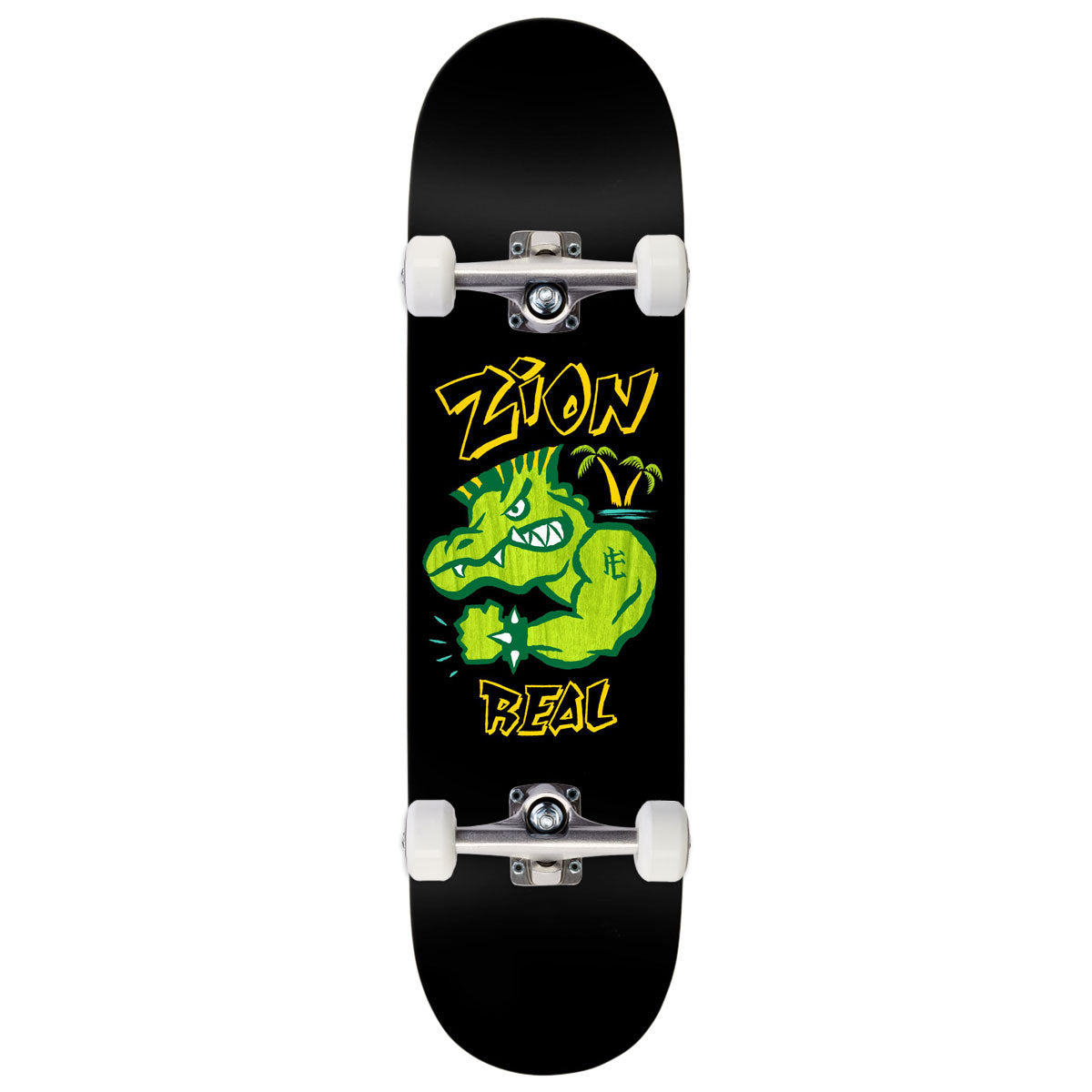 Real Zion Bad Gator Heavyweight Skateboard Complete - 8.50"